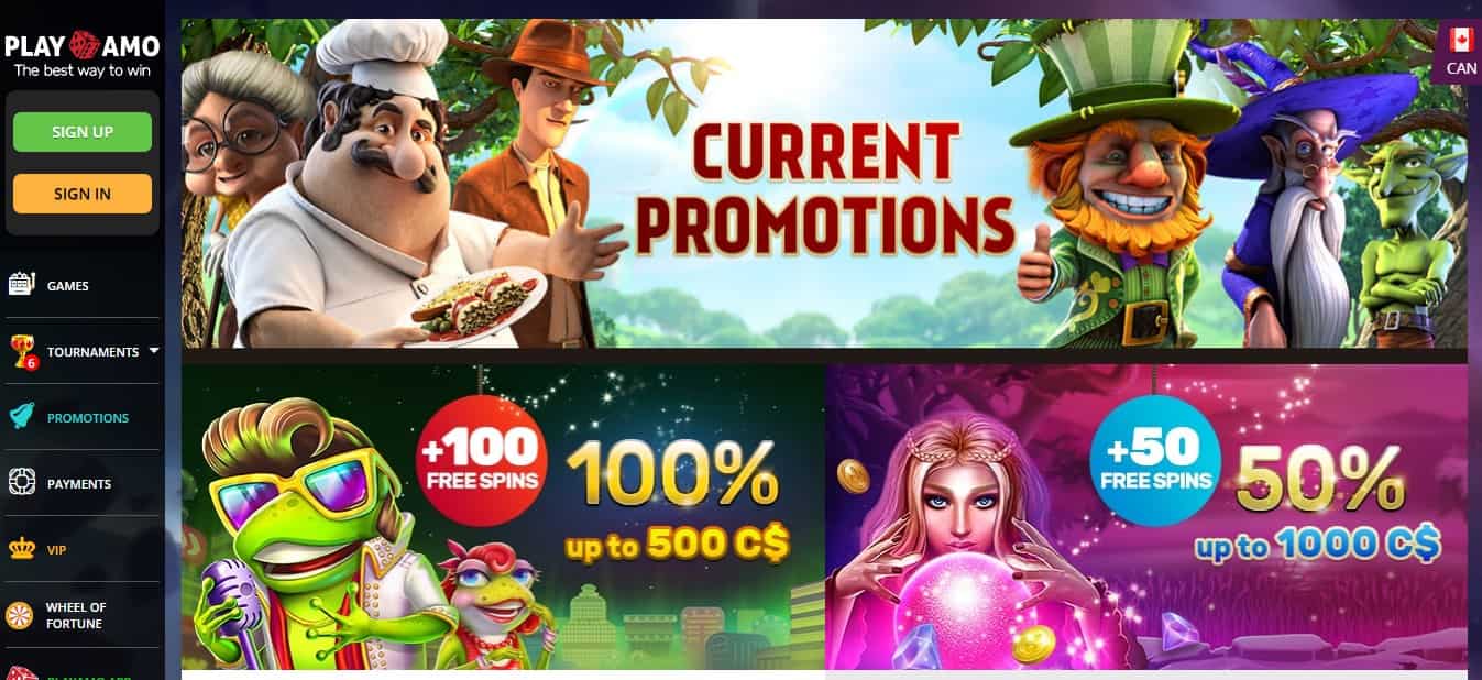 Playamo Casino Bonus