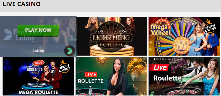 Live casino