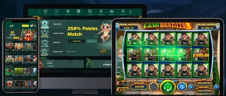 Two Up Casino mobile