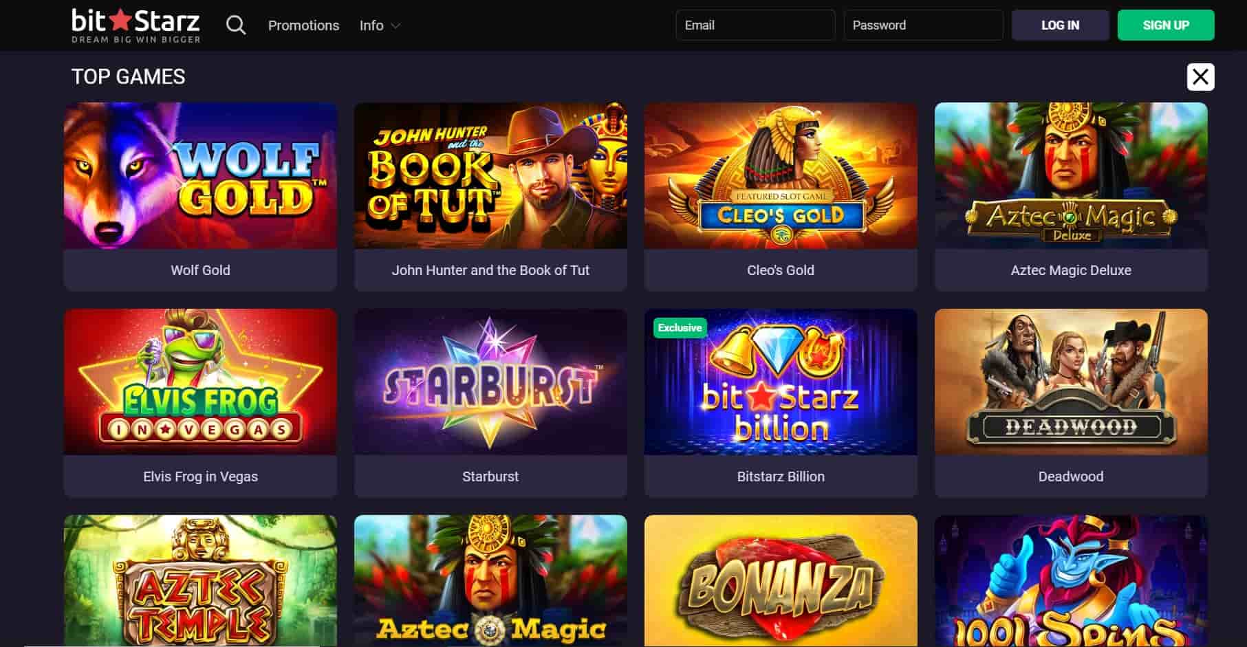 BitStarz Casino Games