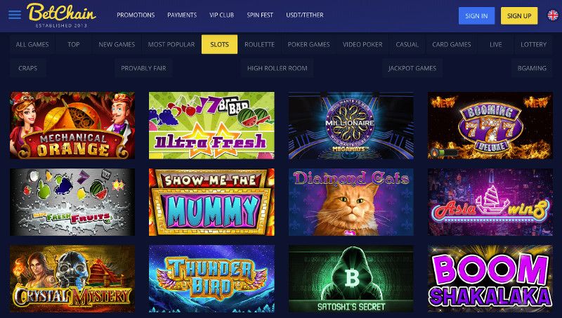 BetChain Casino Slots