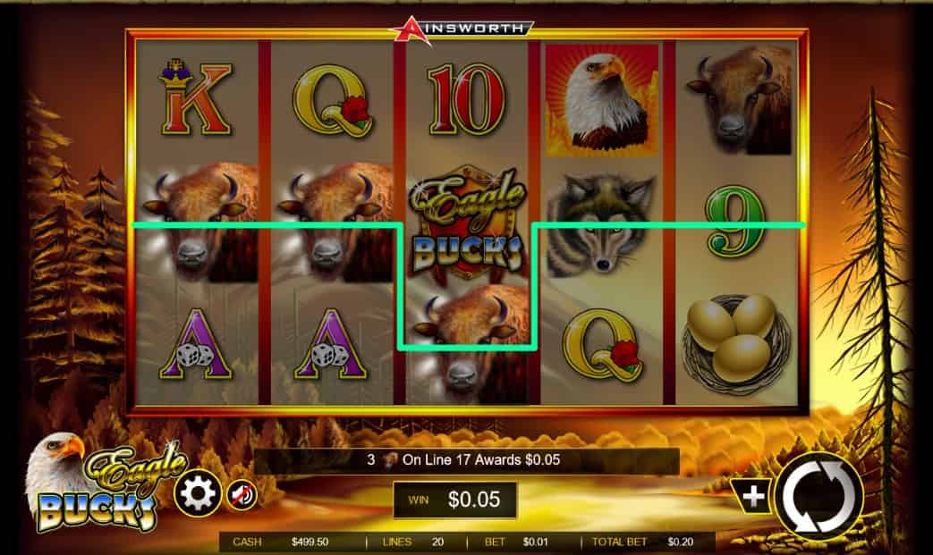 Eagle Bucks Slot ScreenShot 3